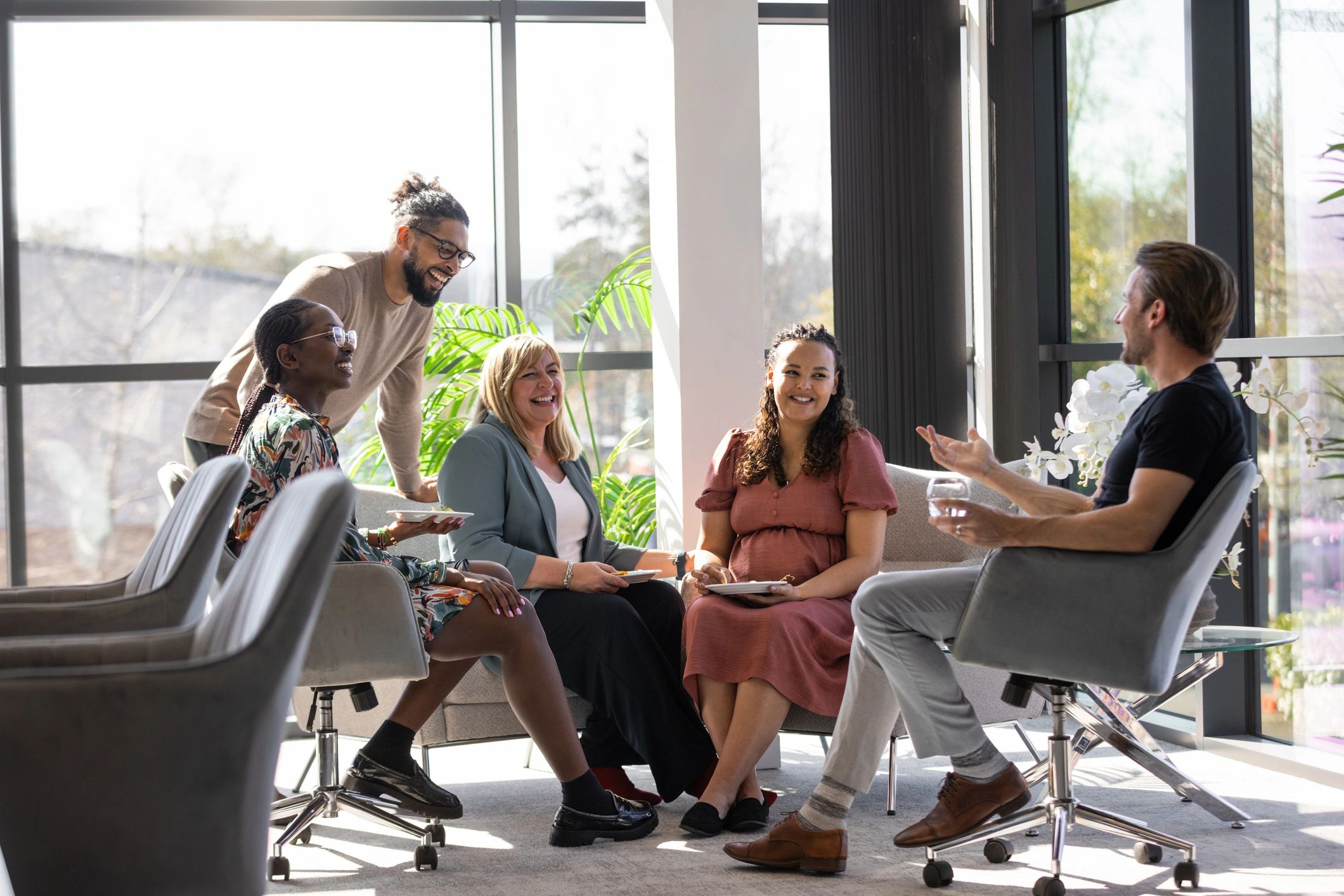 Creative team collaboration meeting